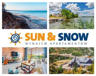 Апартаменты Prywatne Apartamenty Sun & Snow w Ultra Marine Колобжег Апартаменты-студио с видом на море-3